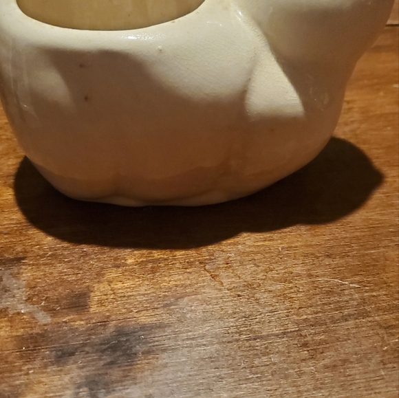 White Siamese cat kitty planter - Picture 5 of 8